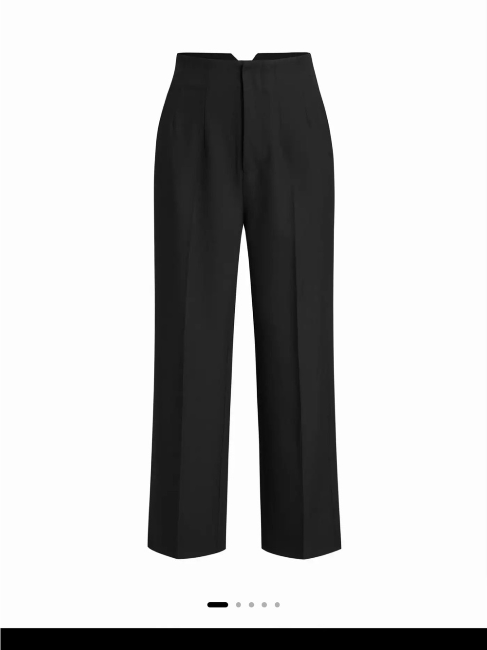 Cider Black Tailored Wide Leg Pants Small (New with Tags)